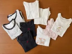 長袖肌着9枚セット　90サイズ