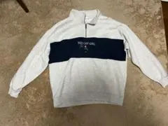ハーフジップ スウェット