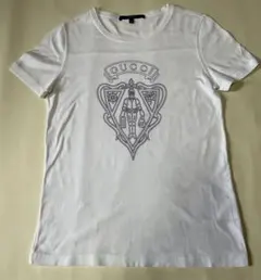 GUCCI クレストプリント Tシャツ ホワイト Sのサムネイル