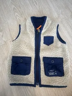 BREEZE ボアベスト 100 リバーシブル クリーニング済み キッズ