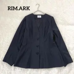 未使用級✨ RIM.ARK リムアーク リネンライク ノーカラージャケット 38 2025年最新】RIM.ARK レディース ノーカラージャケットの人気