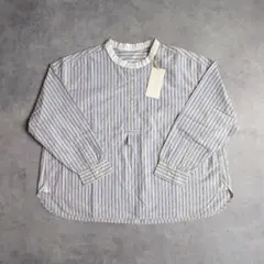 nest Robe コットン スタンドカラー 長袖シャツ - メルカリ