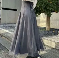 NICE CLAUP バックレースアップチューブスカート