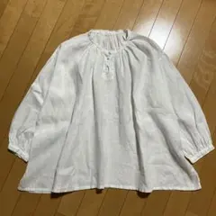 Kotori works コトリワークス リネン 8分袖シャツ ブラウス 麻 - メルカリ