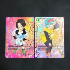 最安値！【即日発送・匿名配送】フュージョンワールド　ブルマ　パラレル　２枚セット パラレル】ドラゴンボールスーパーカードゲーム SB01/FB06-035 ブルマ