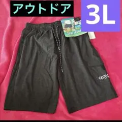 OUTDOOR　アウトドア　新品　水陸両用　水着　ハーフパンツ　黒 3Lのサムネイル