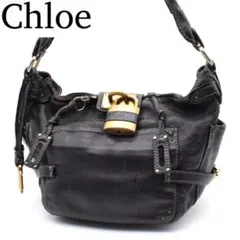 Chloe パディントン オールブラック レザートート A4 希少 