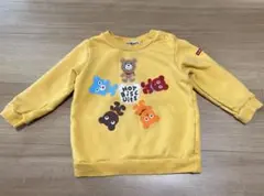 ホットビスケッツ　90 黄色　トレーナー