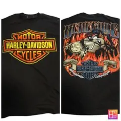 S-No.34 Harley-Davidson タズマニアンデビル Tシャツのサムネイル