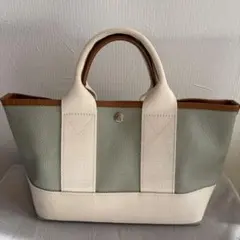 TOPKAPI Breathトートバッグ グリーングレー