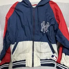 【希少】フェルコ☆ヤンキース NY 刺繍ロゴ マルチカラー ナイロンジャケット