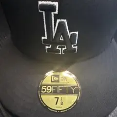 New Era 59FIFTY LAキャップ 7 1/8 ブラック