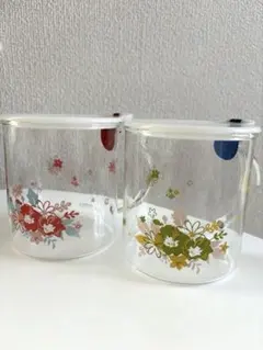 Afternoon TeaPyrex製⭐︎ガラスキャニスターセット シュガーポットのサムネイル