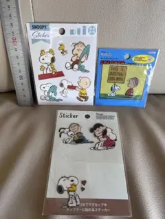 シールセットD 1,200円相当PEANUTS スヌーピー　ステッカー3シート