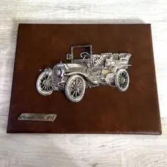 スペイン製メルセデスベンツ金属レリーフレザー壁掛けアートパネル1960年代 スペイン製メルセデスベンツ金属レリーフレザー壁掛けアートパネル1960