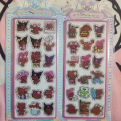日焼けサンリオキャラクター アクリルシールセット