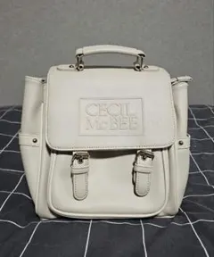 CECIL McBEE リュック ホワイト