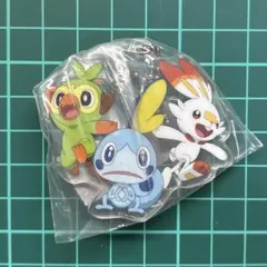 ポケモン　30周年 旅立ちの3匹 アクリルスイング サルノリ&ヒバニー&メッソン