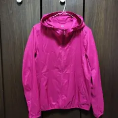 UNIQLO　ピンク フード付き パーカー　L　レディース