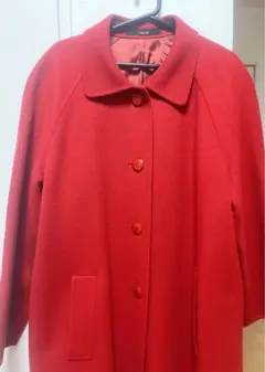 DAKS ロングコート レッド 9ARのサムネイル