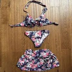 フラワープリント セパレート水着