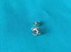ピアス 片方のみ 375刻印 イギリス アンティーク ゴールド 9金 希少 