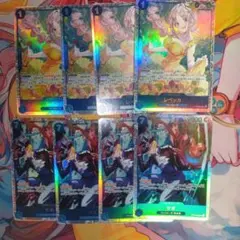 ワンピースカード　　サボSR レベッカSR 各４枚セット ワンピース カードゲーム レベッカ サボ SRセット - メルカリ