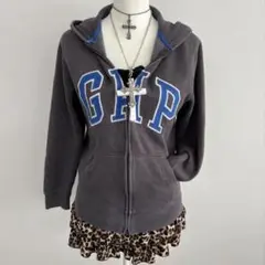 00s OLD GAP オールドギャップ zip up hoodie y2k 灰