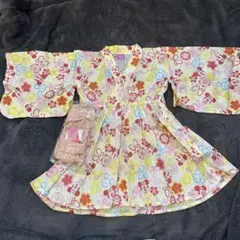 120 浴衣　女の子　夏服　浴衣ドレス