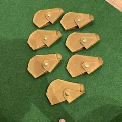 クレイジーホーススキン 右用アイアン・ウェッジカバー 9個セット(個数 