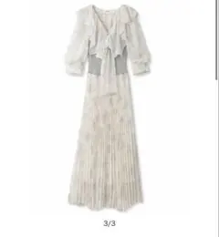 SNIDEL ウエストリブプリーツワンピース