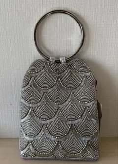 ノクチルカ　パーティーバッグ　シルバー