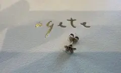agete ピンクゴールド花形 ピアス(片耳用)のサムネイル