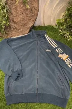 adidas ダークブルー ジャージ