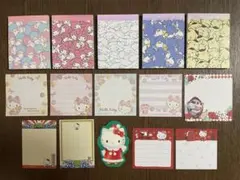 バラ03♡サンリオ♡キティ他 サンタクロース他 バラメモ 詰め合せ 15枚