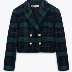 値下げ中！ZARA ジャケット　ツイード　セットアップ