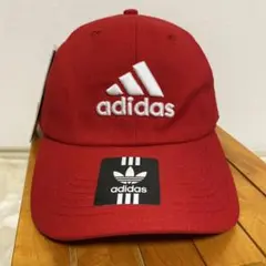 【新品未使用】adidas Originals トレフォイル キャップ レッドのサムネイル