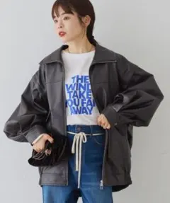 チャオパニックティピー　ブラウン　レザージャケット　美品　最終値下げ！