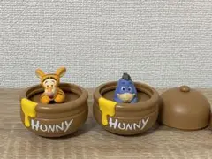 プーさんリングガチャ　イーヨー、ティガー