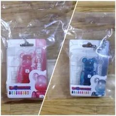 り*ん様 ガシャポン BE@RBRICK Vol.2 クリアレッドとクリアブルー