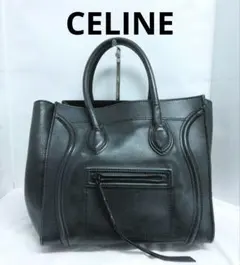 【値引き不可】セリーヌ　ラゲージ　ファントム　カーフ　スムースカーフスキン　黒 2025年最新】セリーヌ ラゲージ ファントムの人気アイテム