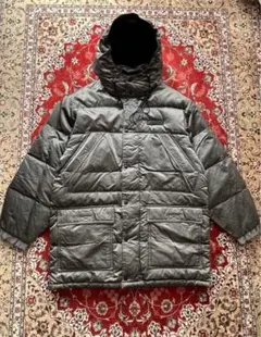 90s DKNY ダナキャランニューヨーク　ダウンジャケット　メタリックグレー