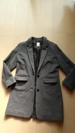 テ チチ ウール チェスターコートLグレー