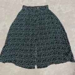 MONOPRIX femme フレアスカート 38 花柄 総柄 小花柄