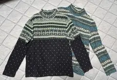 UNIQLO フリースタートレネック キッズ150cm 2枚セット