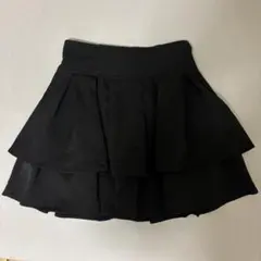 黒 ミニスカート フリル Y2K フェアリーグランジ ゴシック ゴスロリ