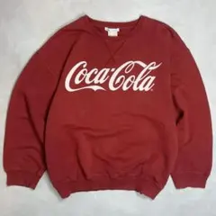 ZARA Coca-Cola ロゴスウェット 赤 オーバーサイズ Mのサムネイル