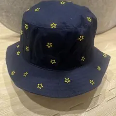 未使用！branshes ブランシェス ハット 星柄 日よけ付き 56cmのサムネイル
