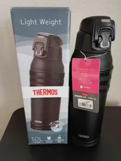 サーモス 真空断熱スポーツボトル 1L マットブラック