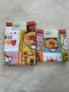 アンパンマン　フェイスタオル　ハンドタオル　2枚セット